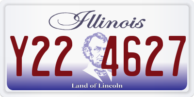 IL license plate Y224627