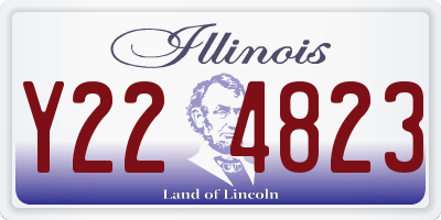 IL license plate Y224823
