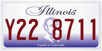 IL license plate Y228711
