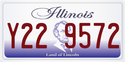 IL license plate Y229572
