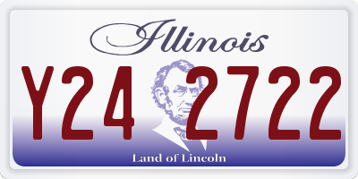 IL license plate Y242722