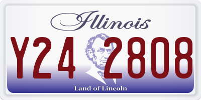 IL license plate Y242808