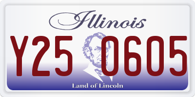 IL license plate Y250605