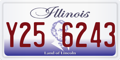 IL license plate Y256243