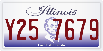 IL license plate Y257679