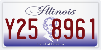 IL license plate Y258961