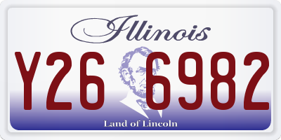 IL license plate Y266982