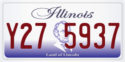 IL license plate Y275937