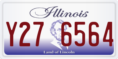 IL license plate Y276564