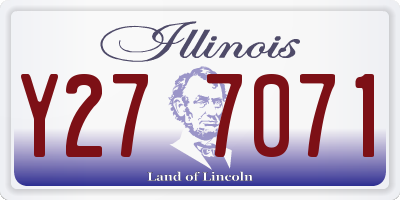 IL license plate Y277071