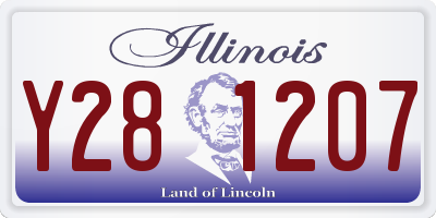 IL license plate Y281207