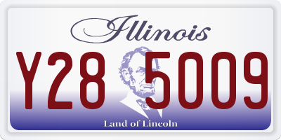 IL license plate Y285009