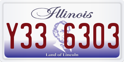 IL license plate Y336303