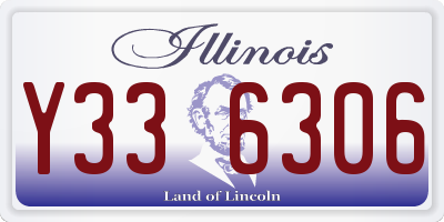IL license plate Y336306