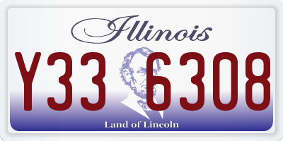 IL license plate Y336308
