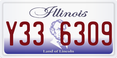 IL license plate Y336309