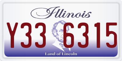 IL license plate Y336315
