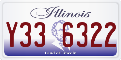 IL license plate Y336322
