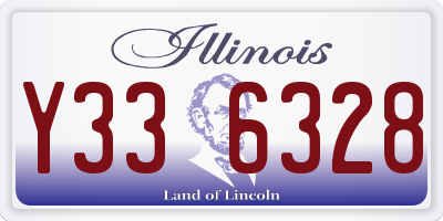 IL license plate Y336328