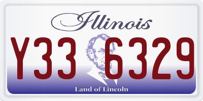 IL license plate Y336329