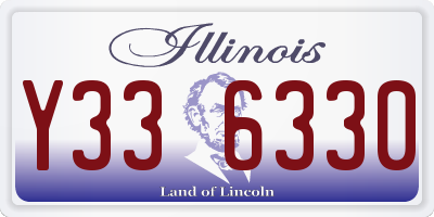 IL license plate Y336330