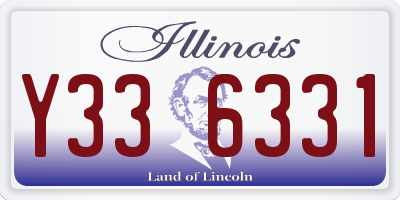 IL license plate Y336331