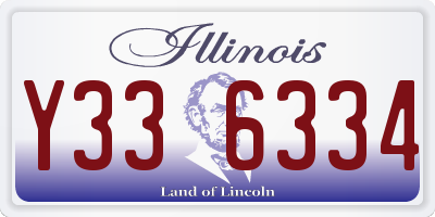 IL license plate Y336334