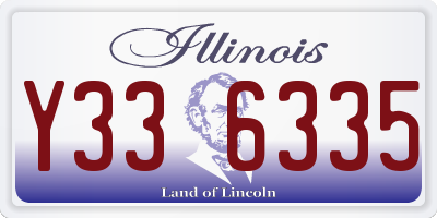 IL license plate Y336335