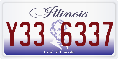 IL license plate Y336337