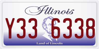IL license plate Y336338