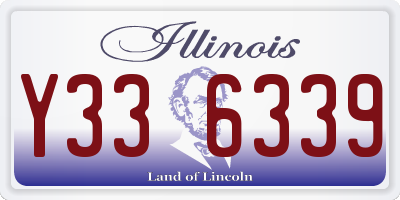 IL license plate Y336339
