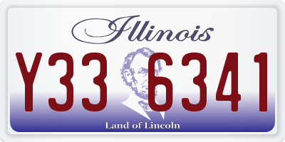 IL license plate Y336341