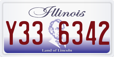 IL license plate Y336342