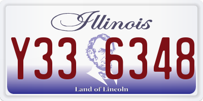 IL license plate Y336348