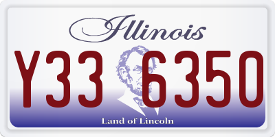 IL license plate Y336350