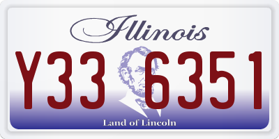 IL license plate Y336351