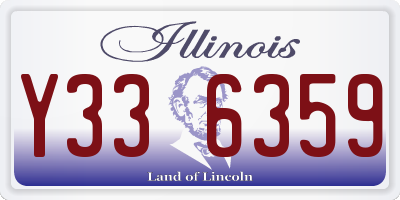 IL license plate Y336359