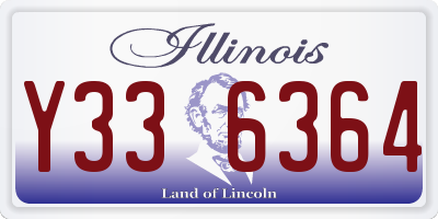 IL license plate Y336364