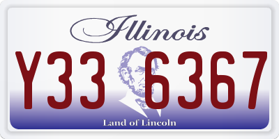 IL license plate Y336367