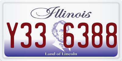IL license plate Y336388