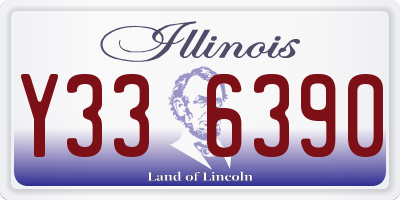 IL license plate Y336390