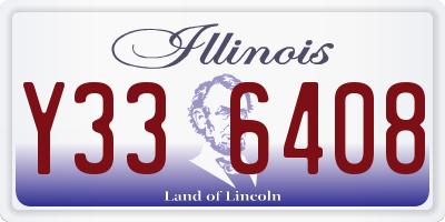 IL license plate Y336408