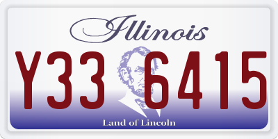 IL license plate Y336415