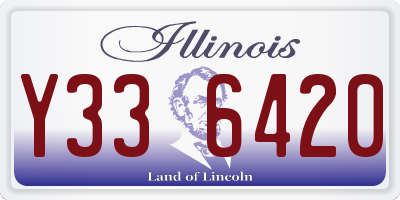 IL license plate Y336420