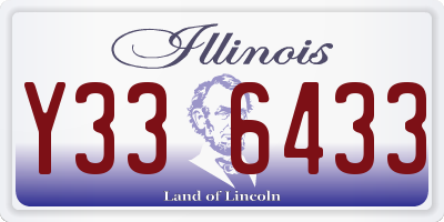 IL license plate Y336433