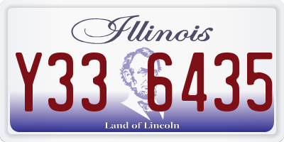 IL license plate Y336435