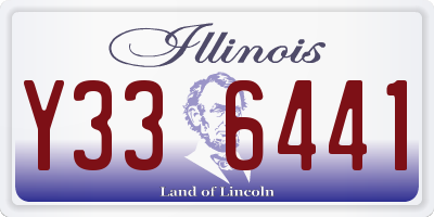 IL license plate Y336441