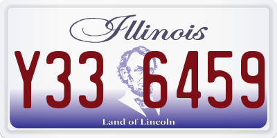 IL license plate Y336459