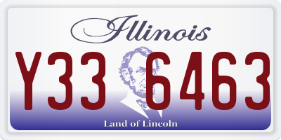 IL license plate Y336463