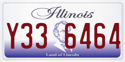 IL license plate Y336464